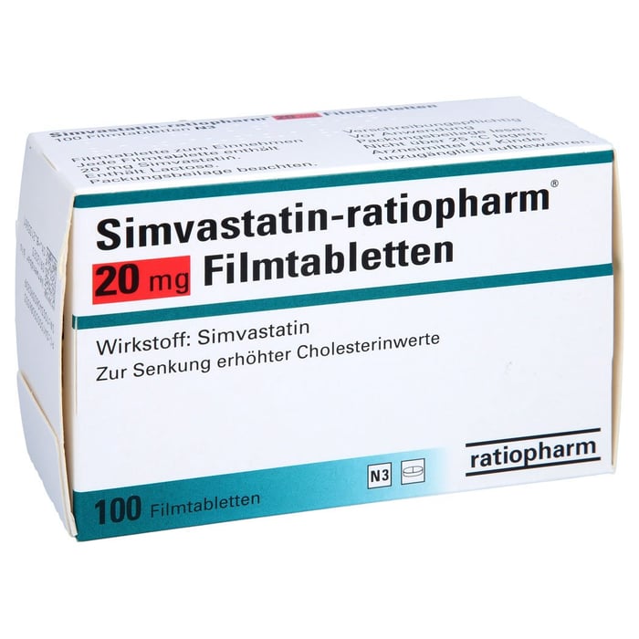 Simvastatin-ratiopharm 20mg