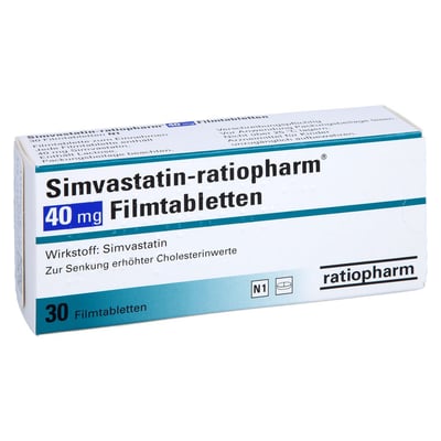 Simvastatin-ratiopharm 40 mg