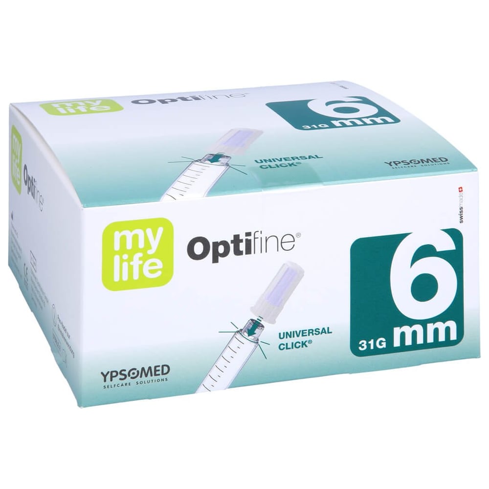 Optifine 6 Pen-Nadeln 0,25x6 mm 1001 Artikel Medical
