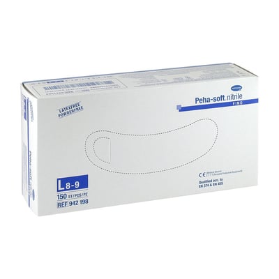 Peha-soft nitrile fino powderfree Größe L Produktbild 1