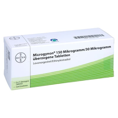 Microgynon 150 Mikrogramm/30 Mikrogramm