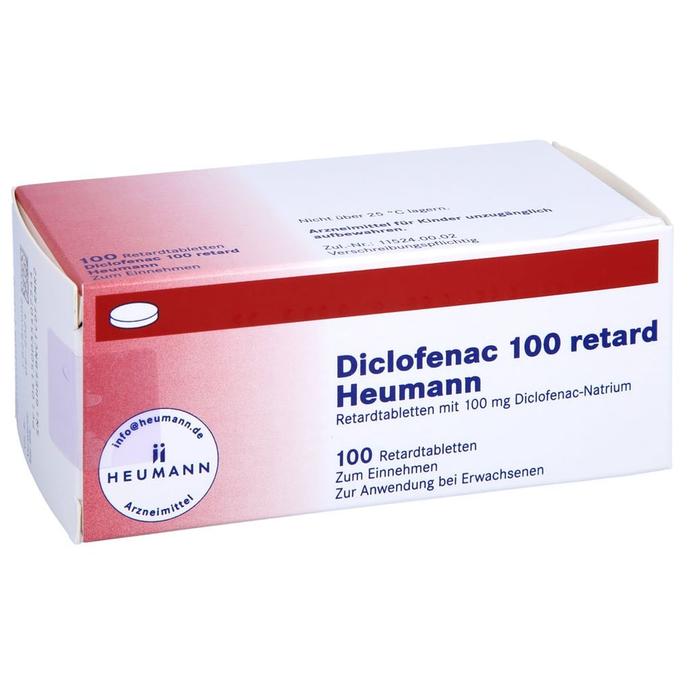 Diclofenac 100 retard Heumann