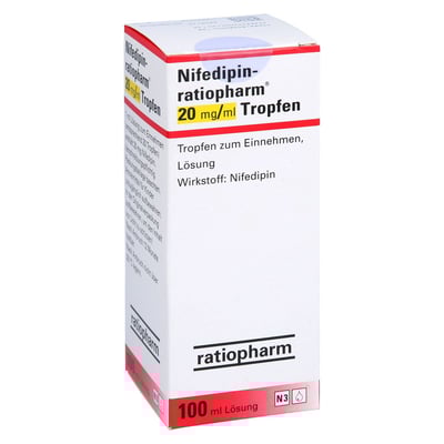 Nifedipin-ratiopharm 20 mg/ml
