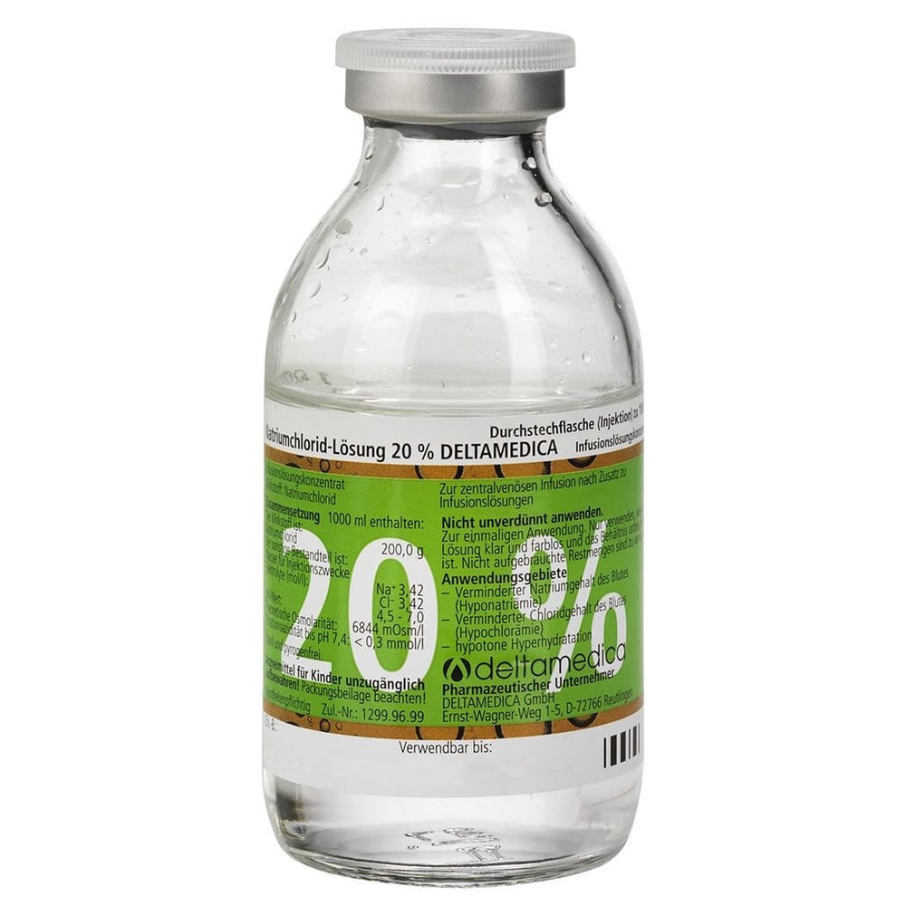Kochsalzlösung 20% DELTAMEDICA
