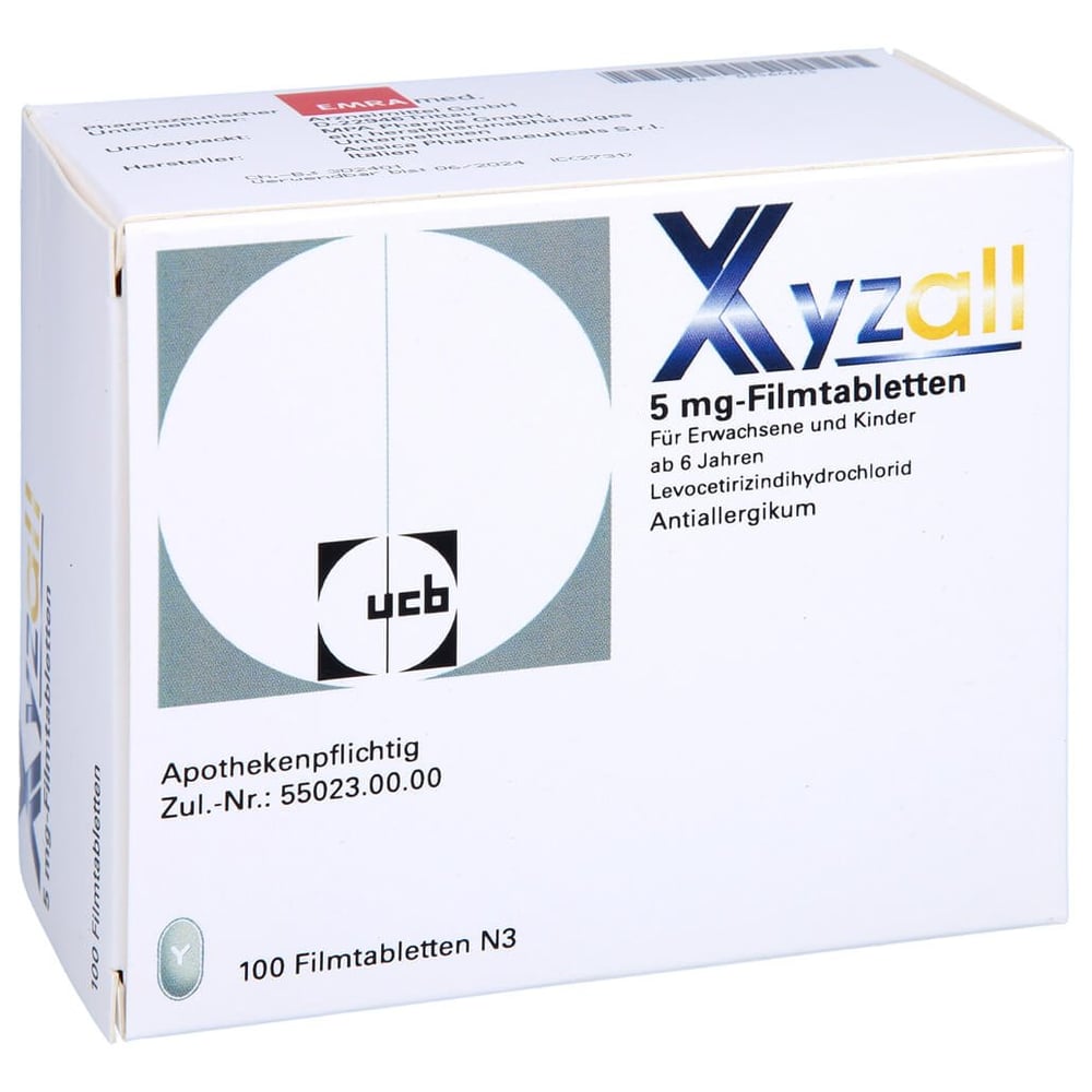 Xyzall 5 mg