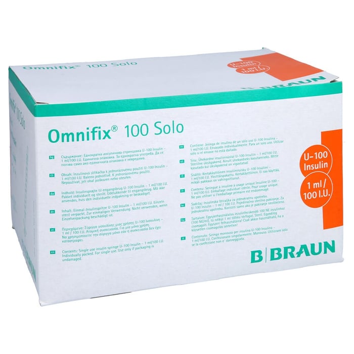 Omnifix Insulin Einm.Spr.f.U 100 Insulin 1 ml
