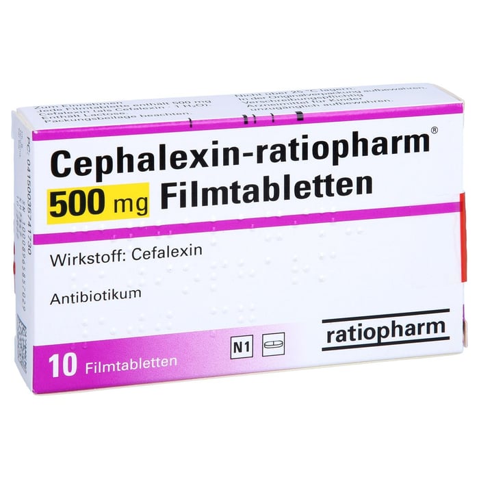 Cephalexin-ratiopharm 500mg