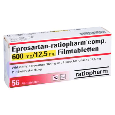 Eprosartan-ratiopharm comp. 600 mg/12,5 mg