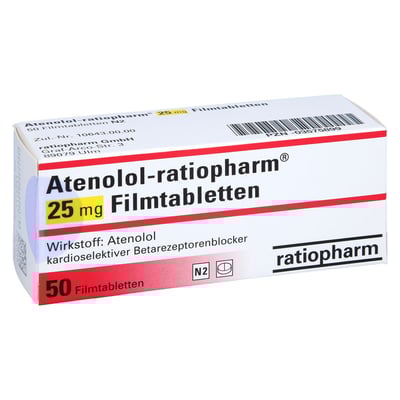 Atenolol-ratiopharm 25 mg