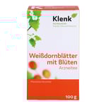 Weißdornblätter mit Blüten Tee