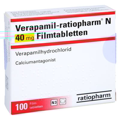 Verapamil-ratiopharm N 40 mg