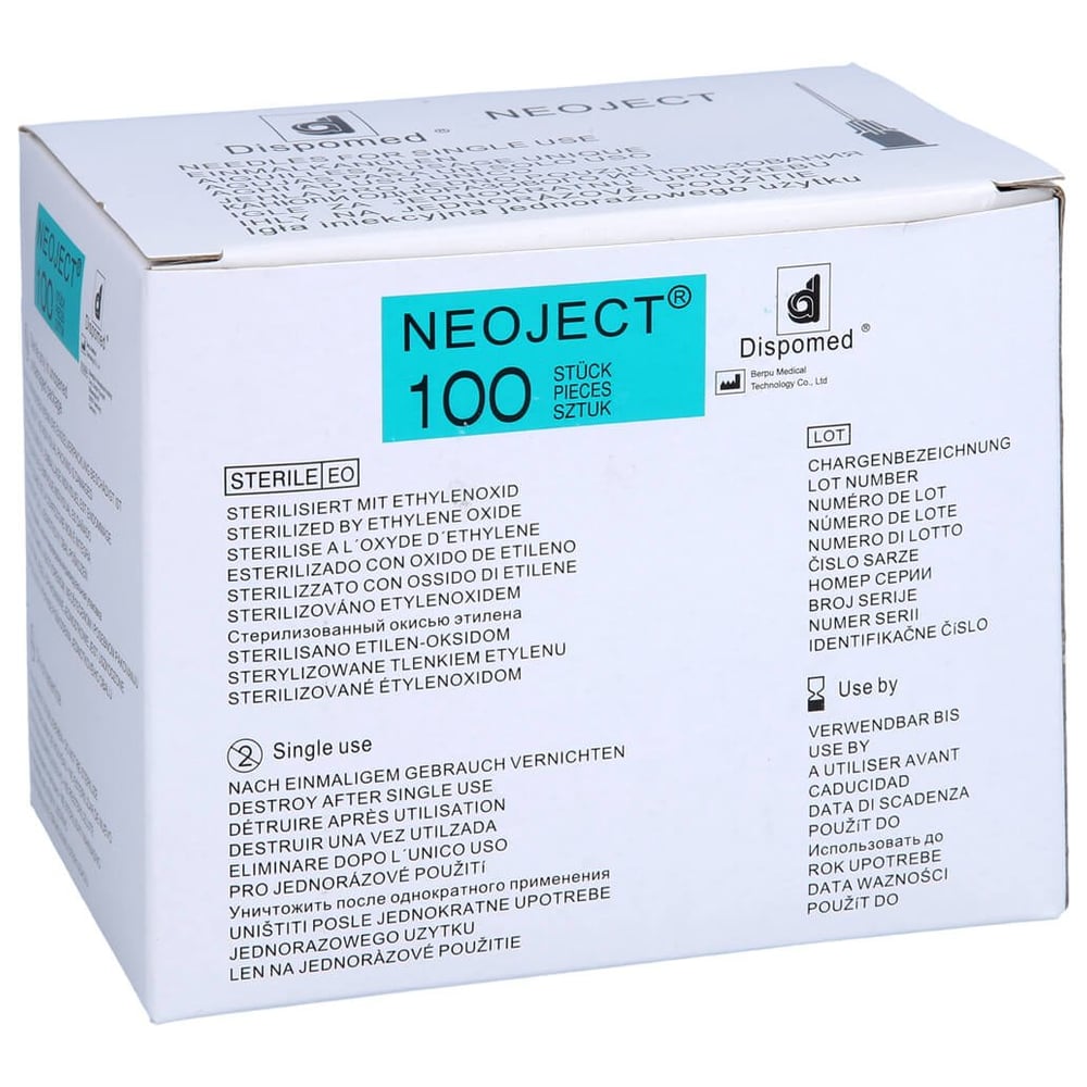 Kanülen Einmal Neoject Gr.1 0.9x40mm
