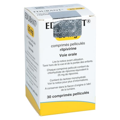 Edurant 25 mg Filmtabletten Produktbild 1