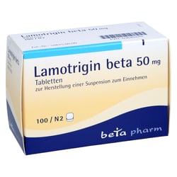 Lamotrigin beta 50 mg suspendierbare Tabletten