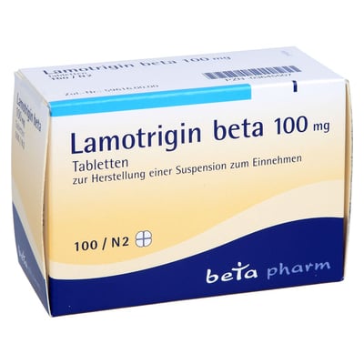 Lamotrigin beta 100 mg suspendierbare Tabletten