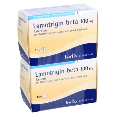 Lamotrigin beta 100 mg suspendierbare Tabletten