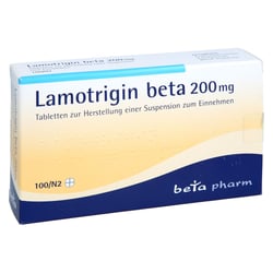 Lamotrigin beta 200 mg suspendierbare Tabletten