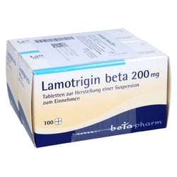 Lamotrigin beta 200 mg suspendierbare Tabletten