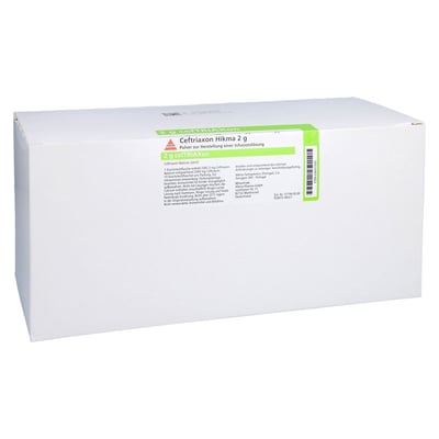 Ceftriaxon Hikma 2g Infusion