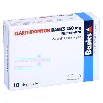 Clarithromycin BASICS 250 mg