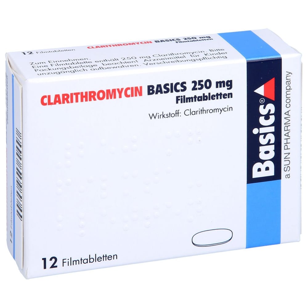 Clarithromycin BASICS 250 mg