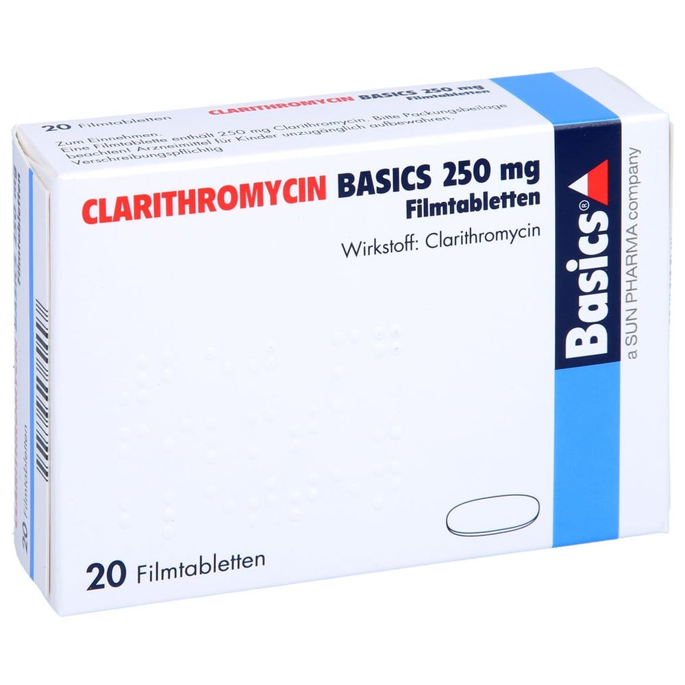 Clarithromycin BASICS 250 mg