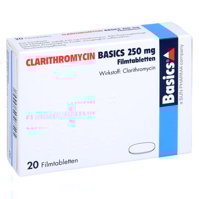 Clarithromycin BASICS 250 mg