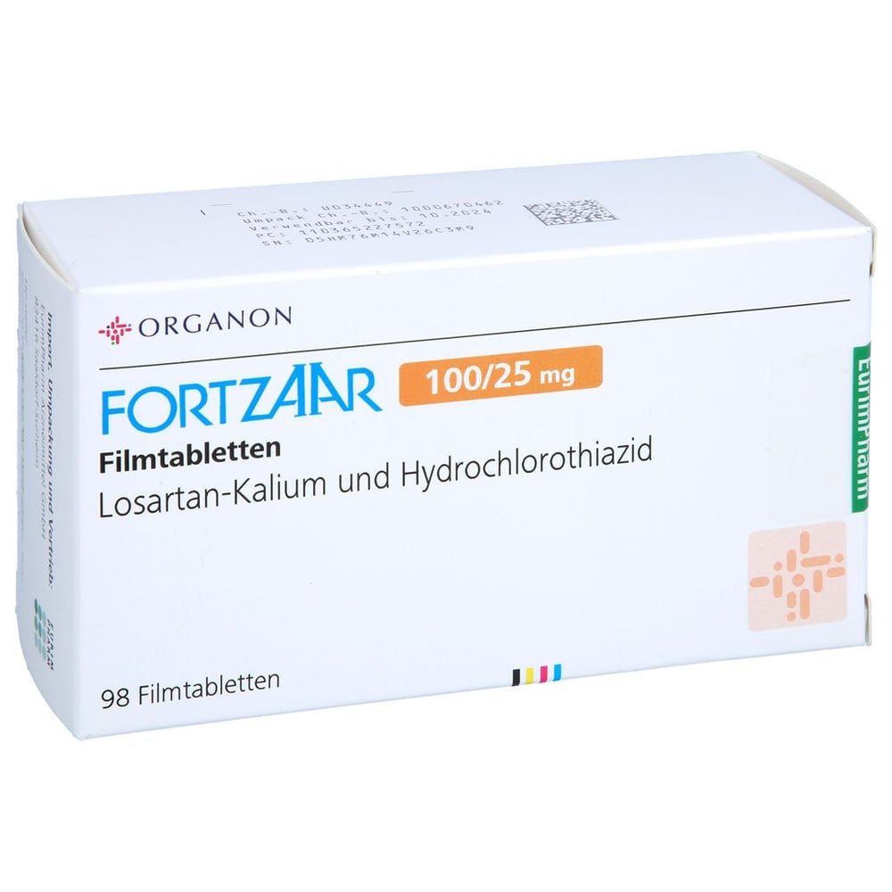 Fortzaar 100/25 mg