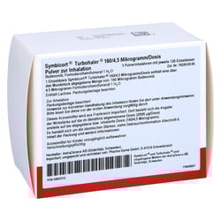 Symbicort Turbohaler 160/4,5 Mikrogramm/Dosis