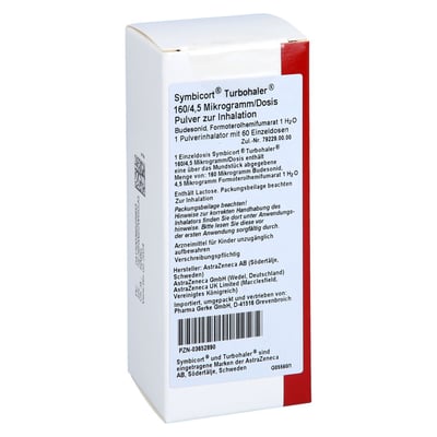 Symbicort Turbohaler 160/4,5 Mikrogramm/Dosis