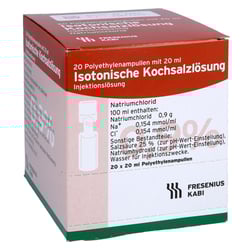 Kochsalzlösung 0,9% Plastikamp.Fresenius