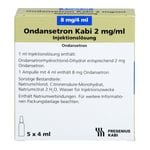 Ondansetron Kabi 2 mg/ml 8 mg Injektionslösung Produktbild 2