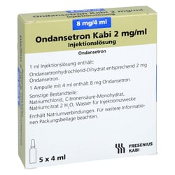 Ondansetron Kabi 2mg/ml 8mg Injektionslösung