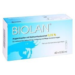 Biolan Augentropfen Einzeldosispipetten