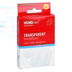 Pflaster 4 Größenn transparent + wasserfest