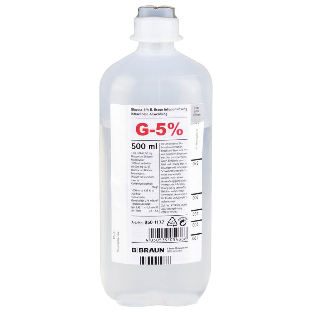 Glucose 5% Braun Ecofl Plu