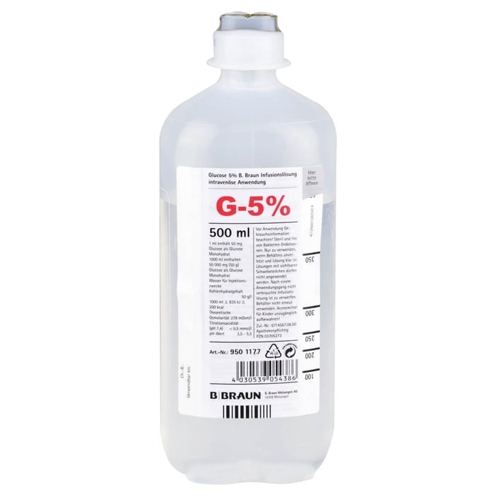 Glucose 5% Braun Ecofl Plu