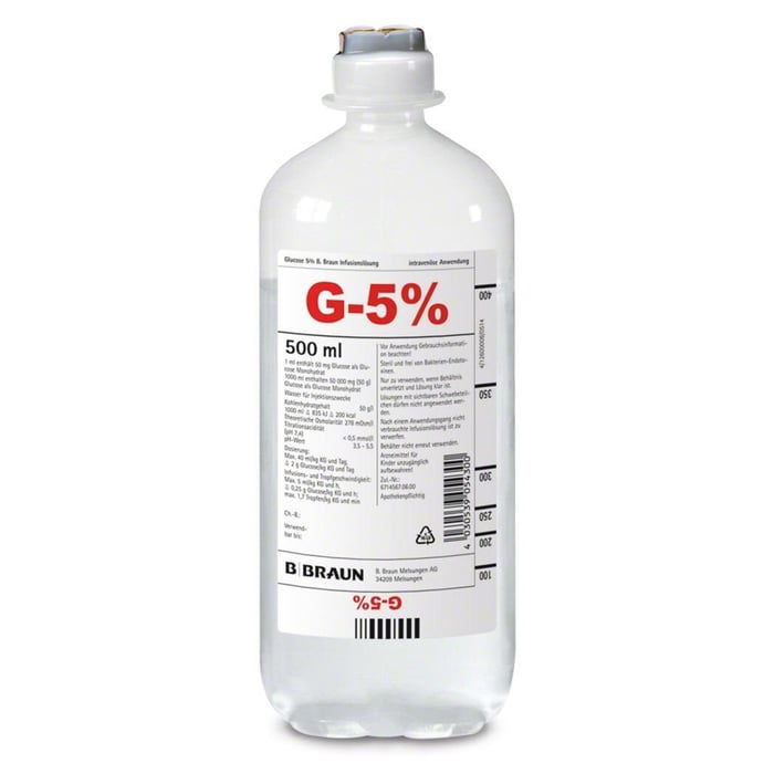 Glucose 5% Braun Ecobag
