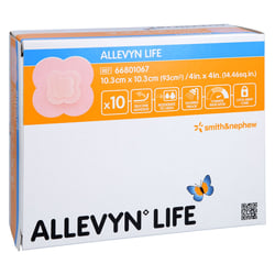 Allevyn Life 10,3x10,3 cm Silikonschaumverband