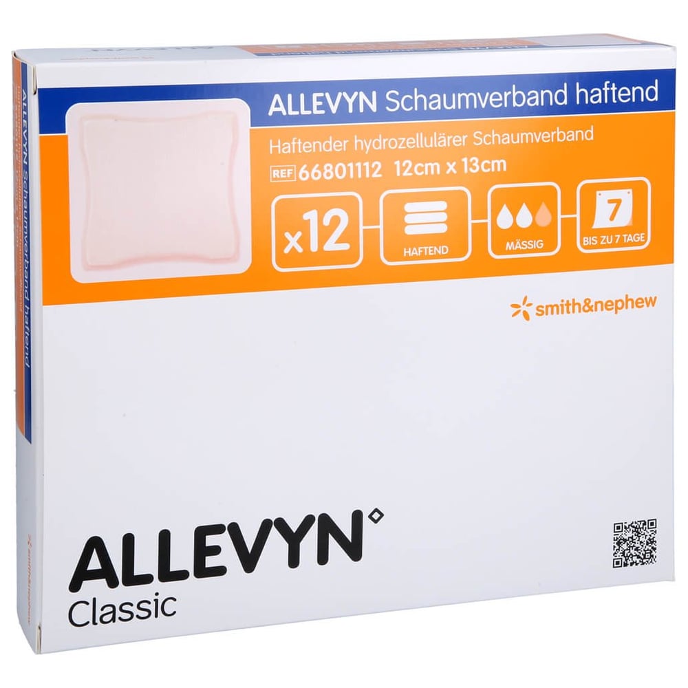 Allevyn Schaumverband 12x13 cm haftend