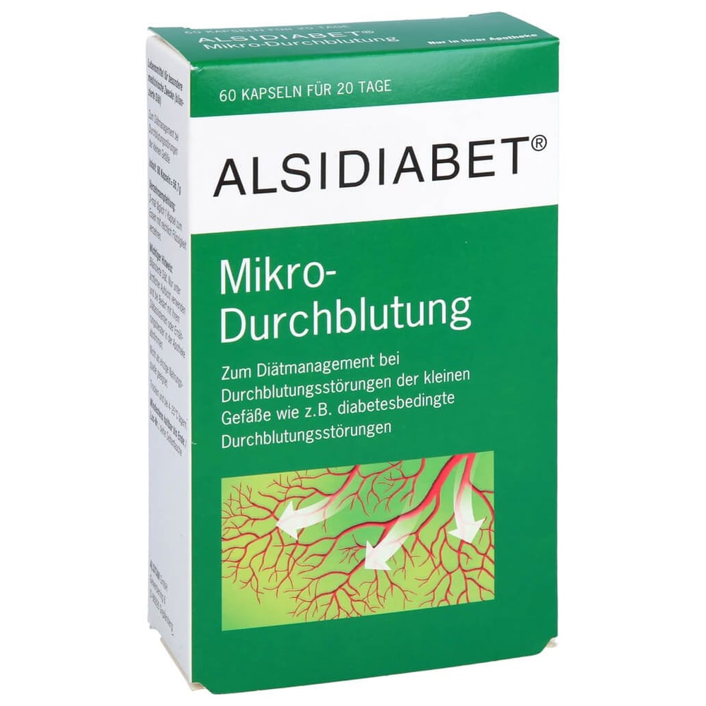 Alsidiabet Diabetiker Mikro Durchblutung Kapseln
