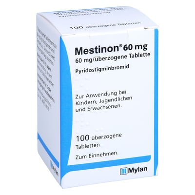 Mestinon 60 mg überzogene Tabletten Produktbild 1