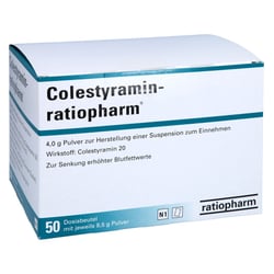 Colestyramin-ratiopharm 4 g Beutel