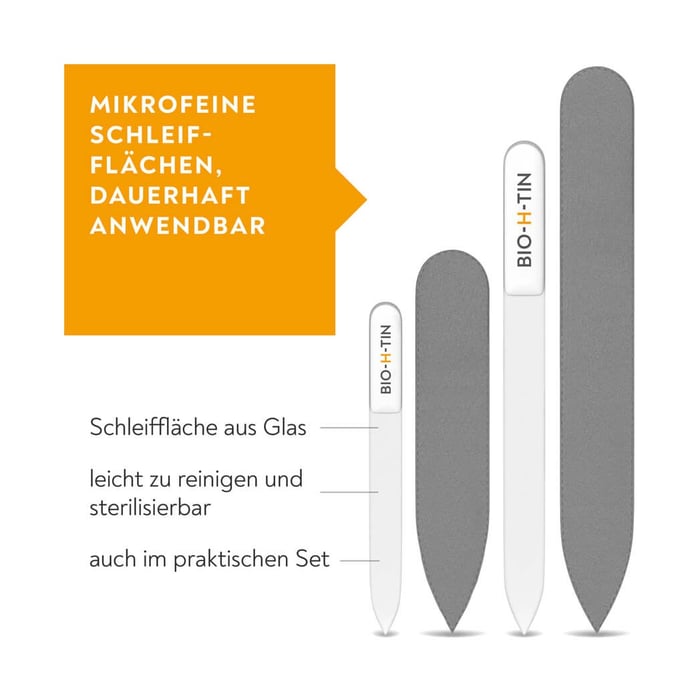 Bio-h-tin Glas Nagelfeile Set