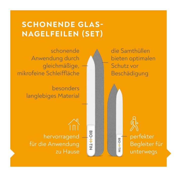 Bio-h-tin Glas Nagelfeile Set