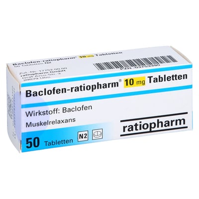 Baclofen-ratiopharm 10 mg Tabletten Produktbild 1