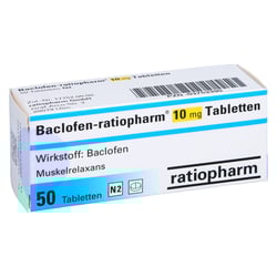 Baclofen-ratiopharm 10mg Tabletten