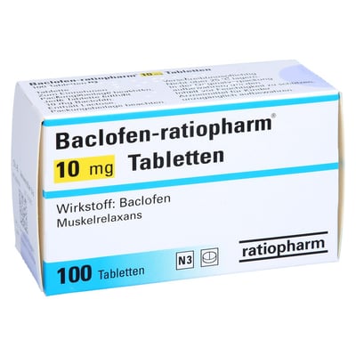 Baclofen-ratiopharm 10mg Tabletten
