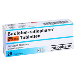 Baclofen-ratiopharm 25 mg Tabletten
