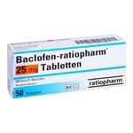 Baclofen-ratiopharm 25 mg Tabletten Produktbild 1